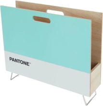 Balvi tijdschriftenrek Pantone 28 x 38 x 9 cm hout/metaal blauw