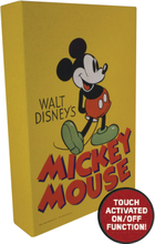 Disney Mickey Mouse Luminart - Canvasbild med Ljus 20x30 cm