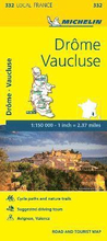 Drome, Vaucluse - Michelin Local Map 332