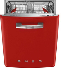 Smeg STFABRD3 Opvaskemaskine - Rød
