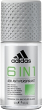 Adidas 6 In 1 - 48H AntiPerspirant Roll On Deo 50 ml
