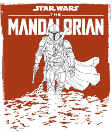 Star Wars The Mandalorian Storm Men's T-Shirt - White - 4XL