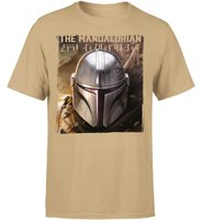Star Wars The Mandalorian Focus Men's T-Shirt - Tan - S