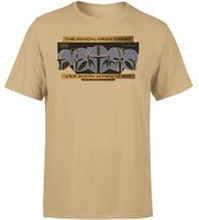 Star Wars The Mandalorian Creed Men's T-Shirt - Tan - S