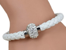 Armband - Magnet - Diamanter - Vit - diamant look a like
