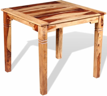 Spisebord i massivt sheeshamtræ 82 x 80 x 76 cm