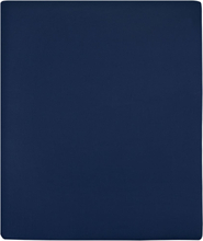 vidaXL Dra-på-lakan jersey 2 st marinblå 100x200 cm bomull