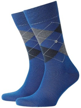 Burlington Edinburgh Wool Sock Blau Gr 40/46 Herren