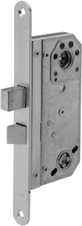 Godkänt låshus med rak regel ASSA 8765 höger med asymmetrisk låsstolpe