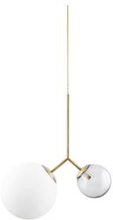 House Doctor - Twin Lamp - White/Grey