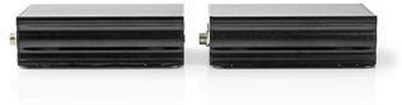 Nedis HDMI - Extender | Över Cat6 | upp till 50.0 m | 4K@30Hz | 10.2 Gbps | IR retur funktion | Metall | Antracit