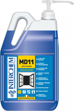 MD11 Detergente per vetri e spolvero. Ultraconcentrato lt 5