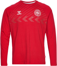 Hmldbu Fan T-Shirt L/S T-shirts & Tops Football Shirts Rød Hummel*Betinget Tilbud